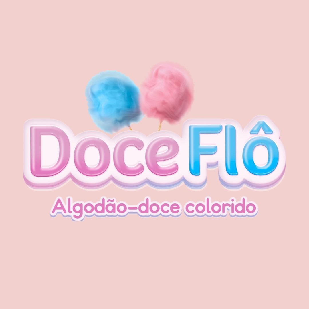 Doce Flô Algodão doce colorido
